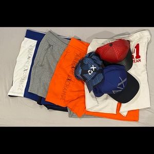 Mens summer bundle of shorts/hats caps